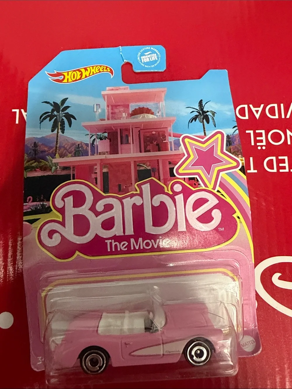 NWT Barbie The Movie Pink Collectible Car